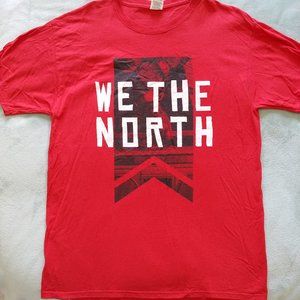 2019 NBA Playoffs Toronto Raptors We the North red T-shirt adult size L